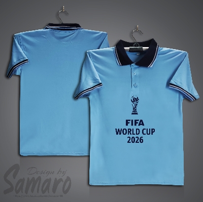 Picture of Fifa World cup Short Sleeve Polo Football Jersey For Men - PP Micro t shirt - FIFA World Cup Jersey 2026