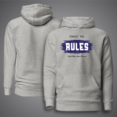 Picture of Forget The Rules Hudi For Men - Premium Hoodies For Men - Forget The Rules Hudi