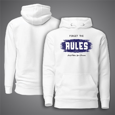 Picture of Forget The Rules Hudi For Men - Premium Hoodies For Men - Forget The Rules Hudi