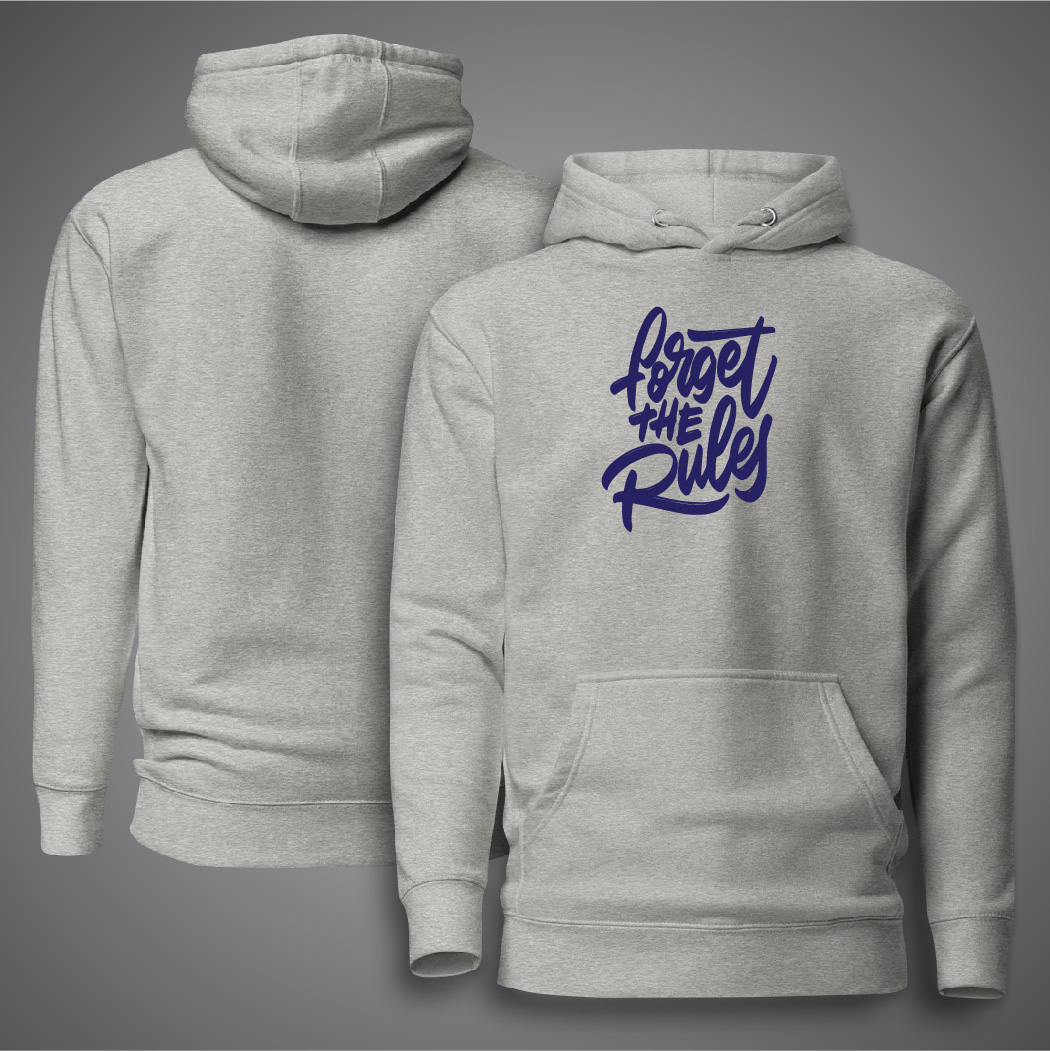 Picture of Forget The Rule Hudi For Men - Premium Hoodies For Men - Forget The Rule Hudi