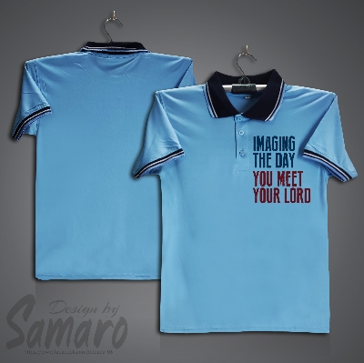 Picture of You Meet Your Lord Short Sleeve Polo Jersey For Men - PP Micro Polo T Shirt For Men - Islamic Polo Jersey