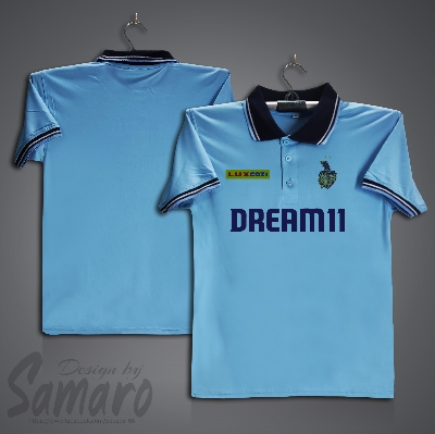 Picture of Kolkata Knight Riders Short Sleeve IPL Polo Cricket Jersey For Men - PP Micro IPL Polo Jersey - KKR IPL Jersey