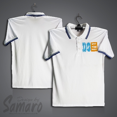 Picture of What DO You Believe Short Sleeve Polo Jersey For Men - PP Micro Polo T Shirt For Men - Believe Polo Jersey