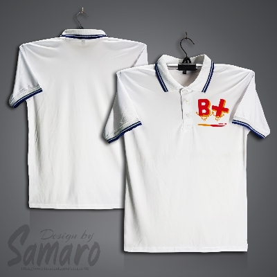 Picture of Bpositive Short Sleeve Polo Jersey For Men - PP Micro Polo T Shirt For Men - Bpositive Polo Jersey