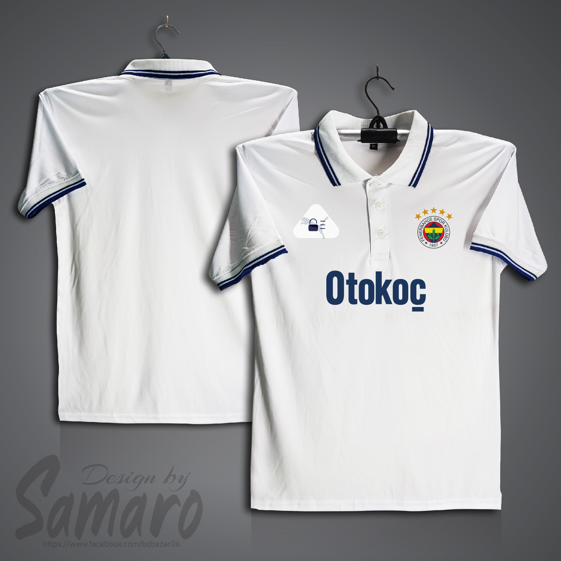 Picture of Fenerbahce Short Sleeve Polo Football Jersey For Men - PP Micro t shirt - Fenerbahce Jersey
