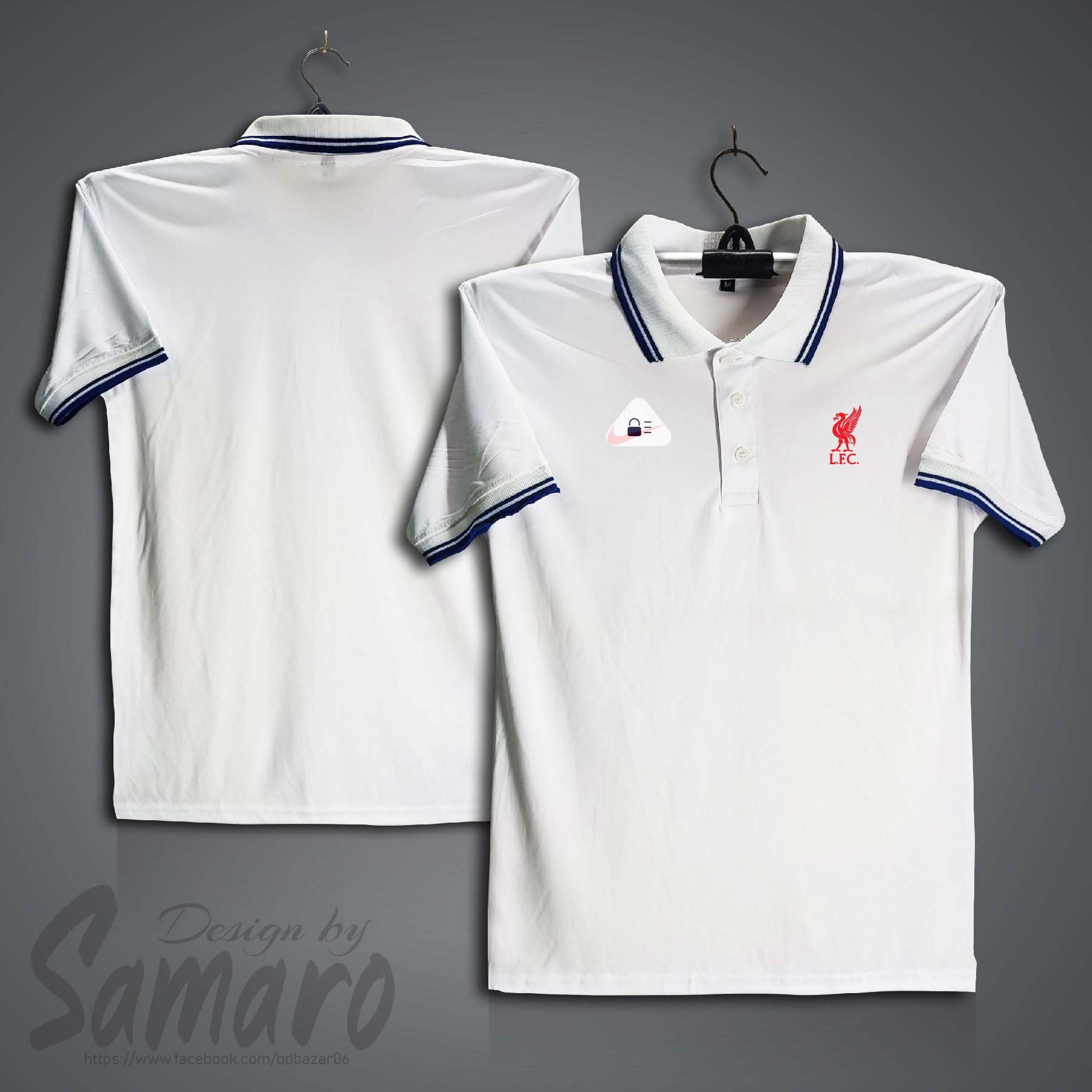 Picture of Liverpool Short Sleeve Polo Football Jersey For Men - PP Micro Collar Polo Jersey - Liverpool Jersey