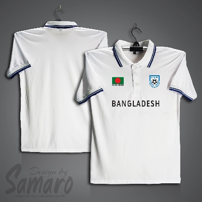 Picture of B-d Short Sleeve Polo Football Jersey For Men - PP Micro Collar Polo Jersey - Banglades Fan  Jersey