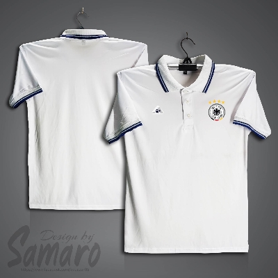 Picture of Germany Short Sleeve Polo Football Jersey For Men - PP Micro Collar Polo Jersey - Germany Jersey