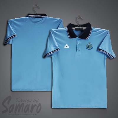 Picture of Newcastle United Short Sleeve Polo Football Jersey For Men - PP Micro t shirt - Newcastle Jersey