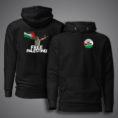 Picture of Free Palestine Hudi For Men - Premium Hoodies For Men - Free Palestine Hudi