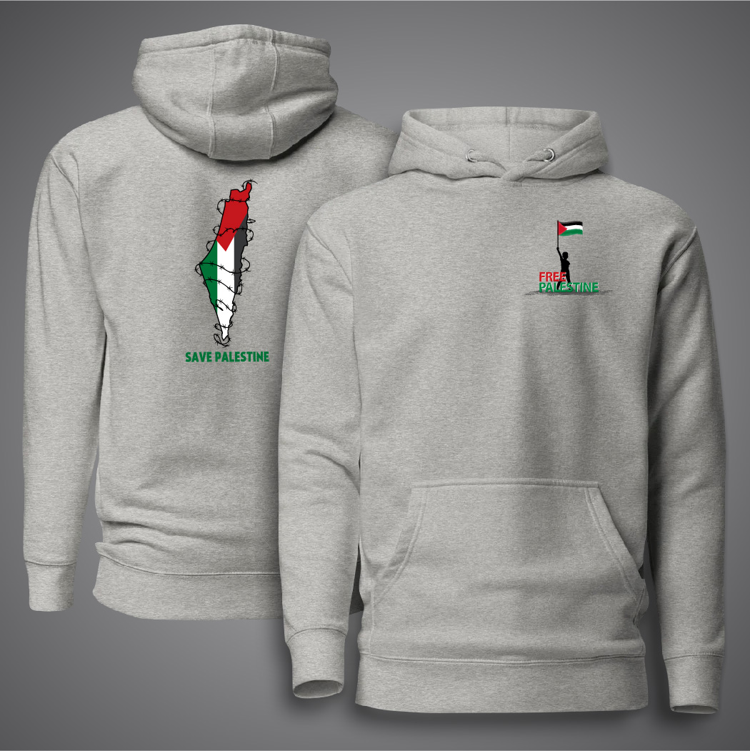 Picture of Free Palestine Hudi For Men - Premium Hoodies For Men - Free Palestine Hudi