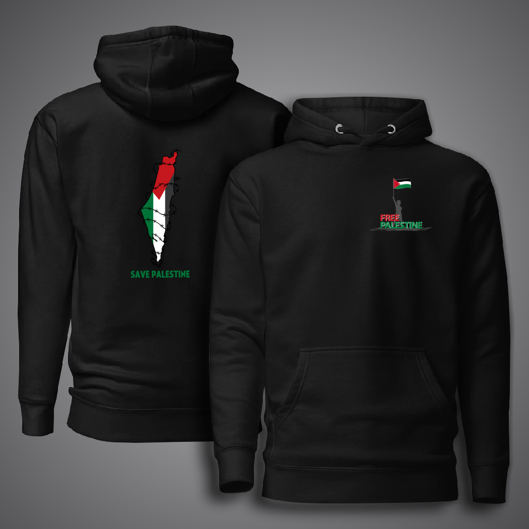 Picture of Free Palestine Hudi For Men - Premium Hoodies For Men - Free Palestine Hudi