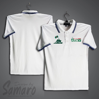 Picture of i love Bangladesh Army Short Sleeve Polo Jersey For Men - PP Micro Collar Polo Jersey - Bangladesh Army Jersey