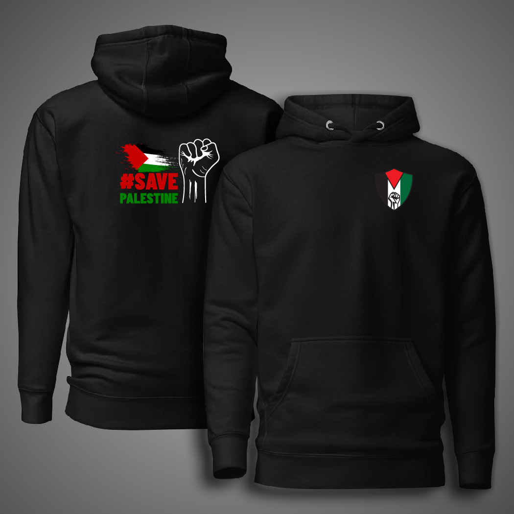 Picture of Free Palestine Hudi For Men - Premium Hoodies For Men - Free Palestine Hudi
