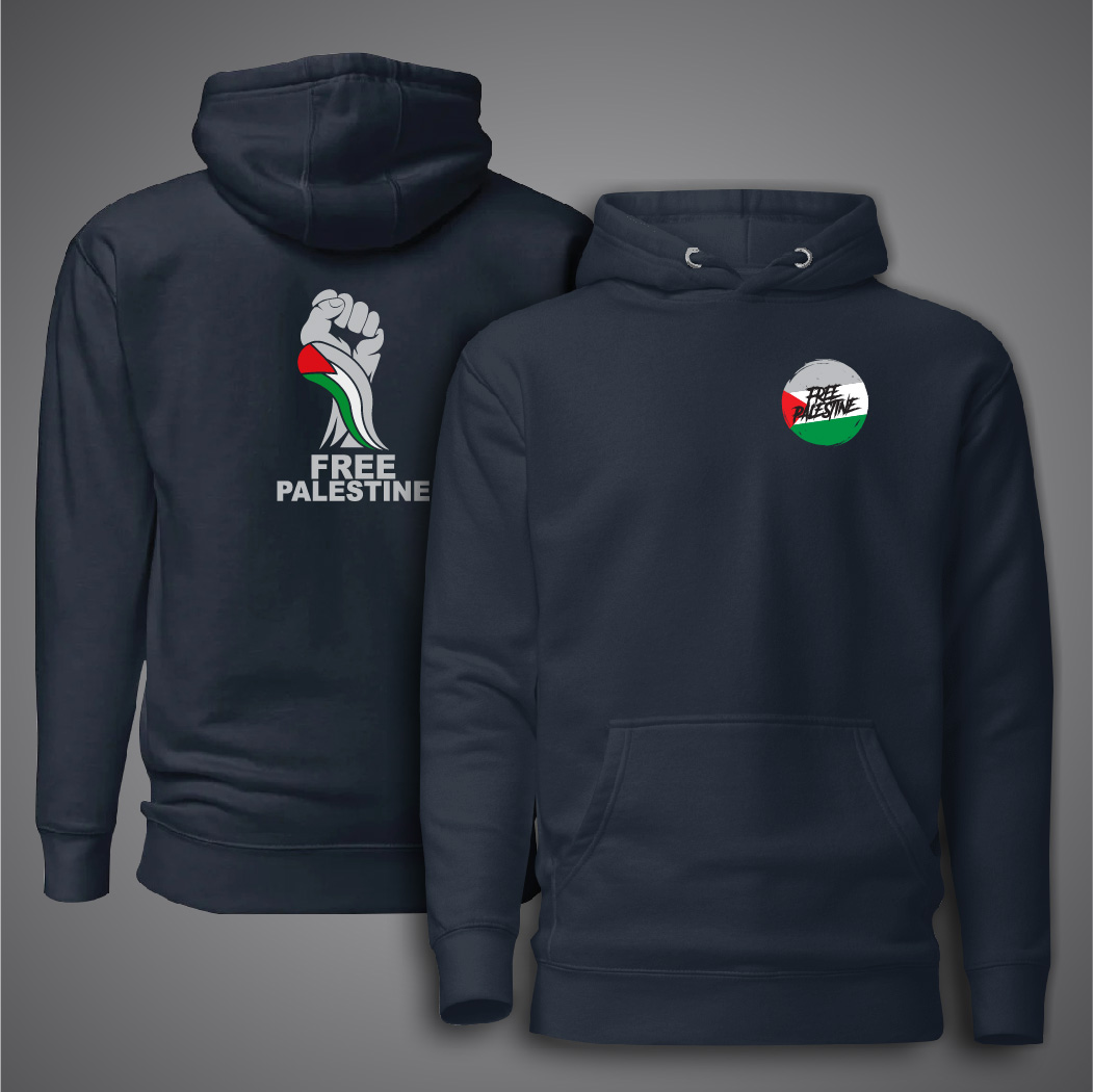 Picture of Free Palestine Hudi For Men - Premium Hoodies For Men - Free Palestine Hudi