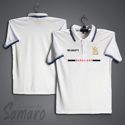 Picture of Royal Challengers Bangalore Short Sleeve IPL Polo Cricket Jersey For Men - PP Micro IPL Polo Jersey - RCB IPL Jersey