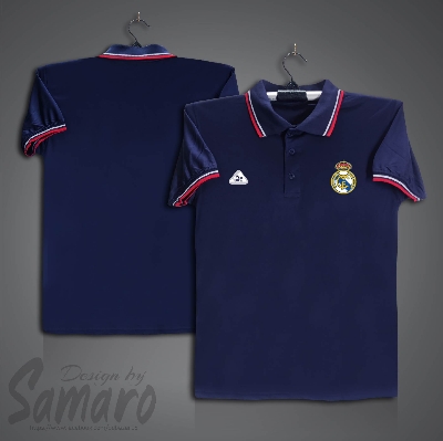 Picture of Real Madrid Short Sleeve Polo Football Jersey For Men - PP Micro Collar Polo Jersey - Real Madrid Jersey