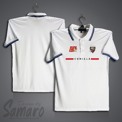 Picture of Comilla Victorians Short Sleeve BPL Polo Cricket Jersey For Men - PP Micro BPL Polo Jersey - Cumilla Cricket Jersey