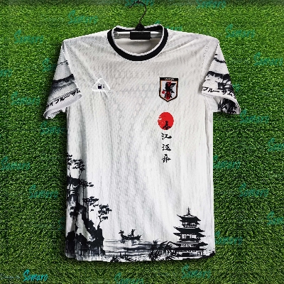 Picture of Japan Short Sleeve Thai Premium Football Jersey For Men - Japan Half Sleeve T Shirt - Japan 2025/26