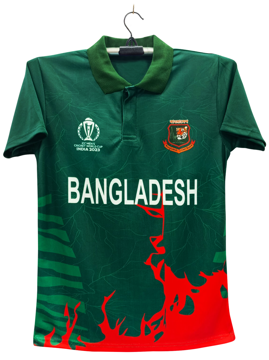 Picture of Bangladesh Cricket World Cup Jersey - Short Sleeve Polo Jersey For Men - Bangladesh Cricket Jersey 2024-25