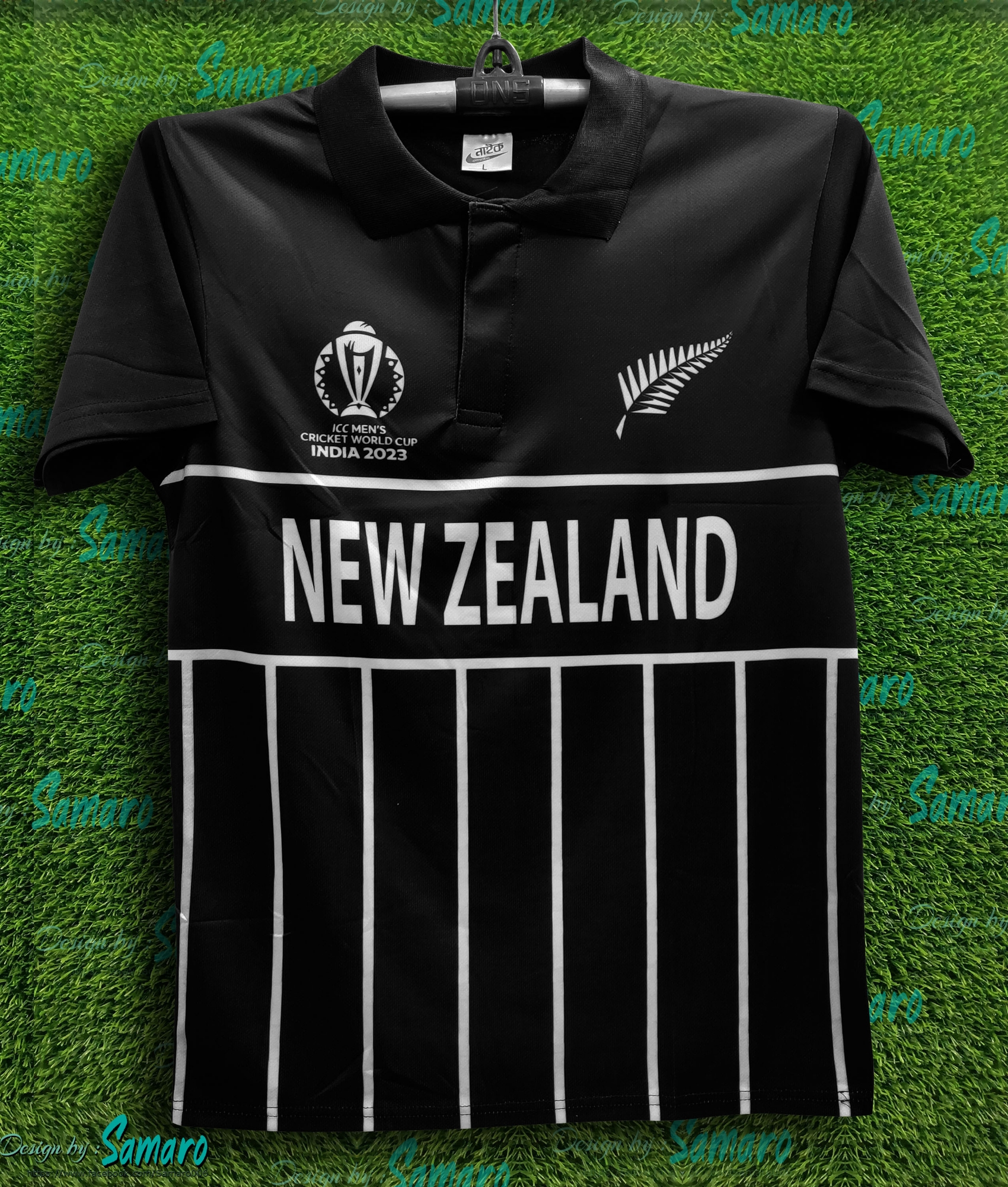 Picture of New Zealand World Cup Jersey - Short Collar Jersey -  World Cup Jersey 2023-2024