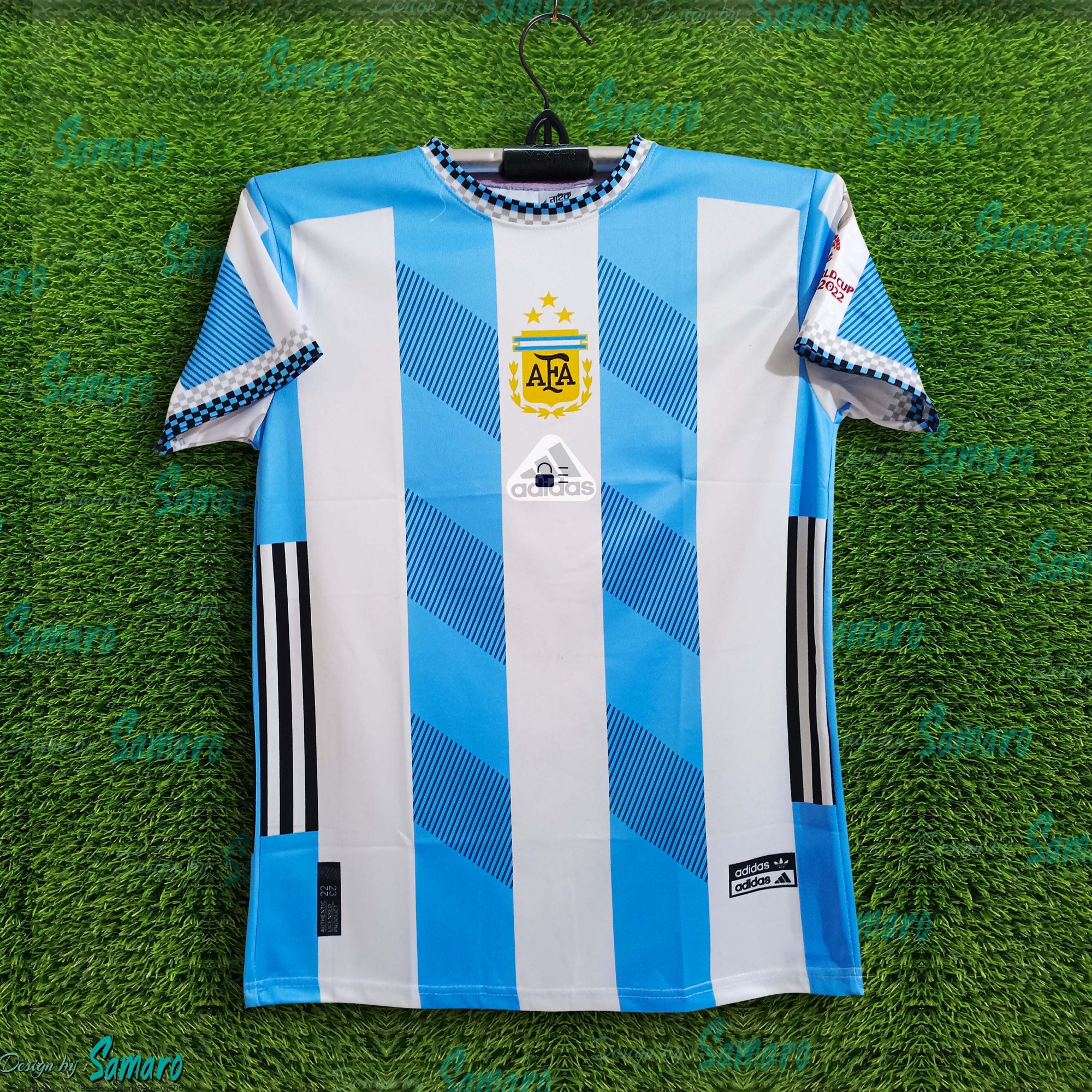 Picture of Argentina FIFA World CUP Jersey 2026 - Falf Sleeve Thai Premium Jersey For Men - Argentina Football Jersey 2025-26