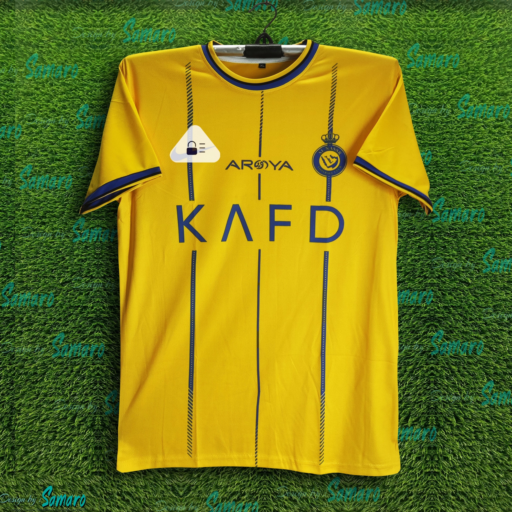 Picture of Al-Nassr Short Sleeve Football Jersey For Men - Al-Nassr T Shirt - Al Nassr Jersey
