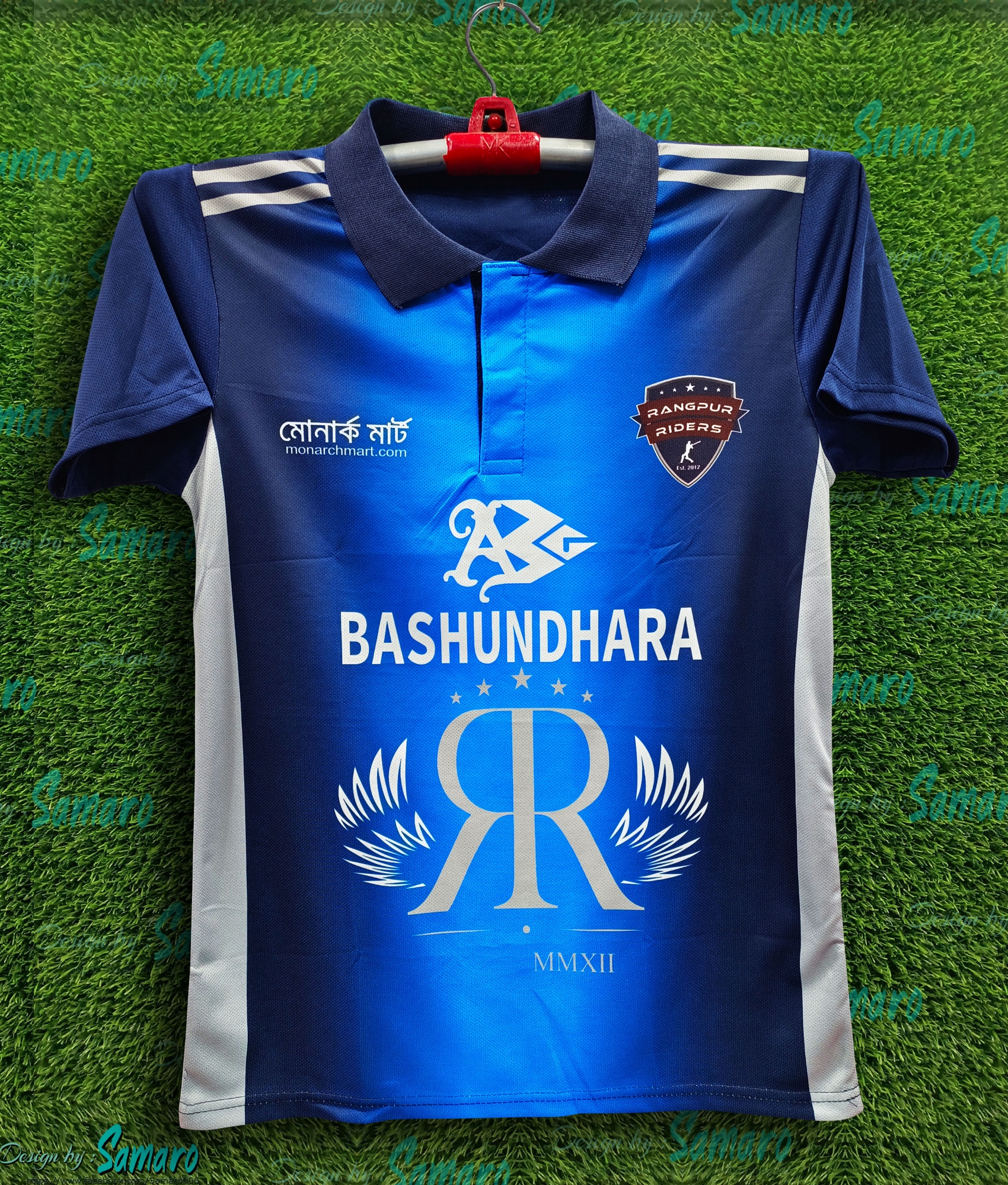 Picture of Rangpur Rangers BPL Short Sleeve Polo Cricket Jersey For Man - BPL Short Sleeve T Shirt - Rangpur Jersey 2025-25