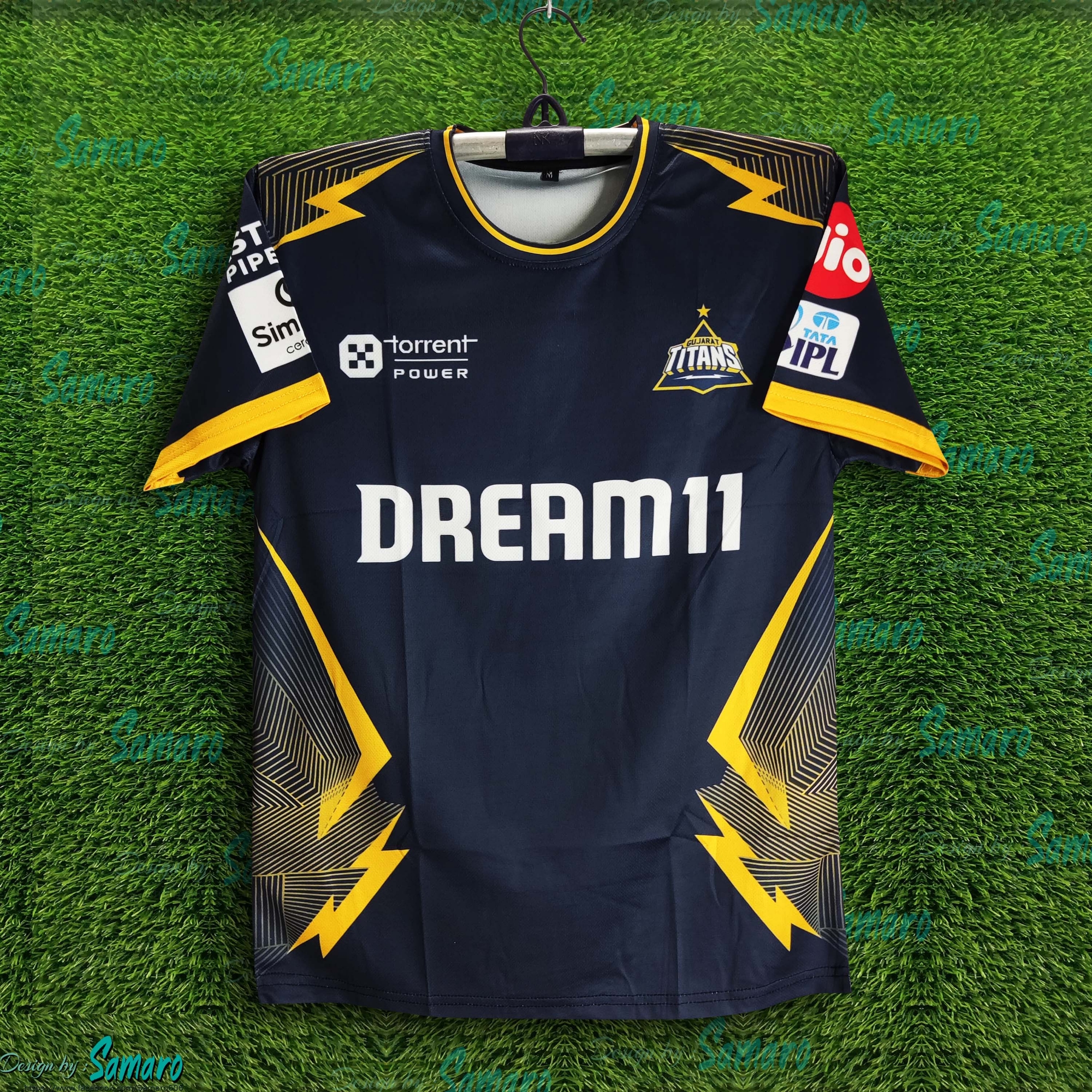 Picture of Gujarat Titans Thai Premium IPL Jersey For Men - GT IPL Jersey - Gujrat Cricket Jersey 2025-26