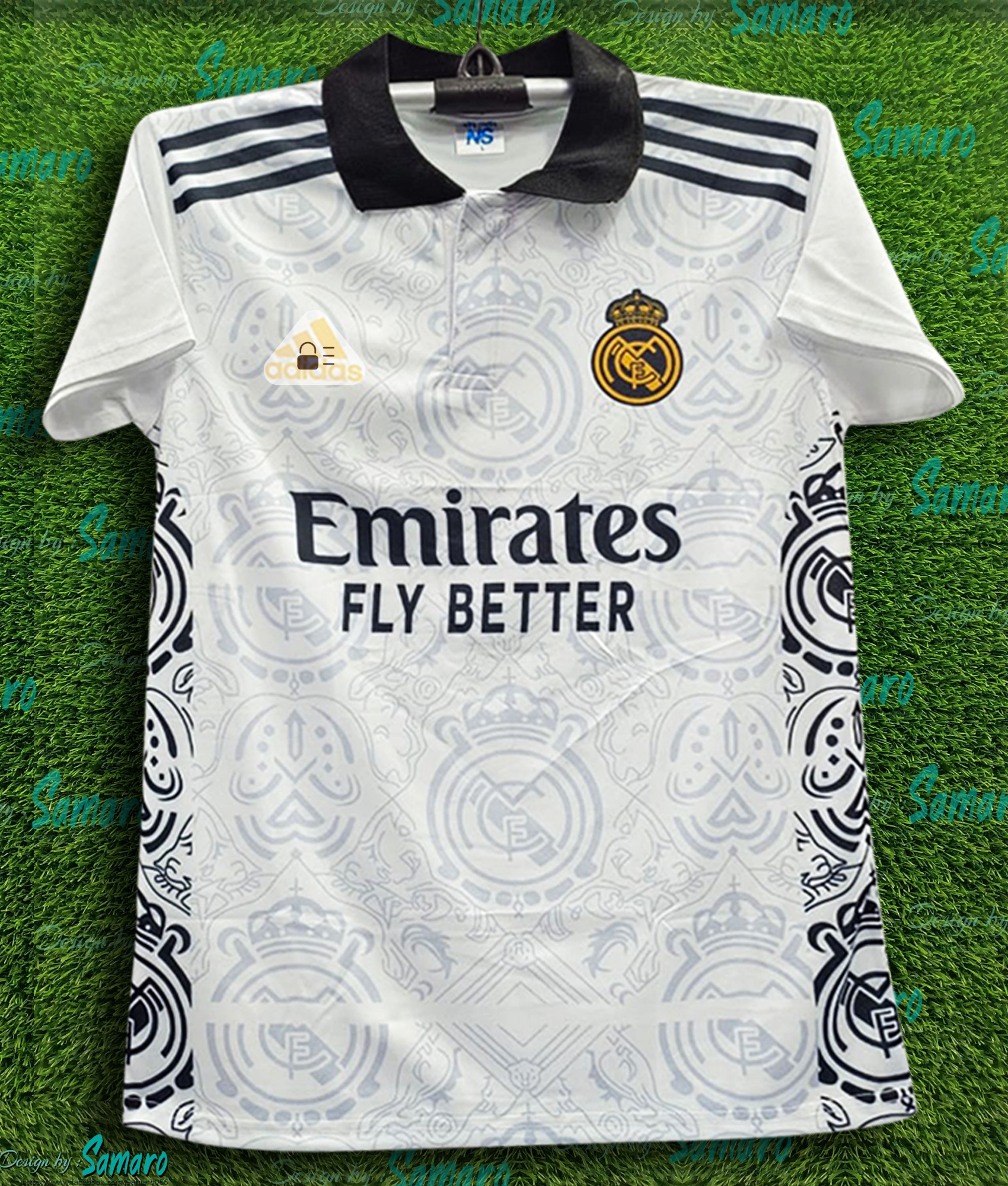 Picture of Real Madrid Jersey - Short sleeve Collar Jersey - Polo Jersey - Football Jersey