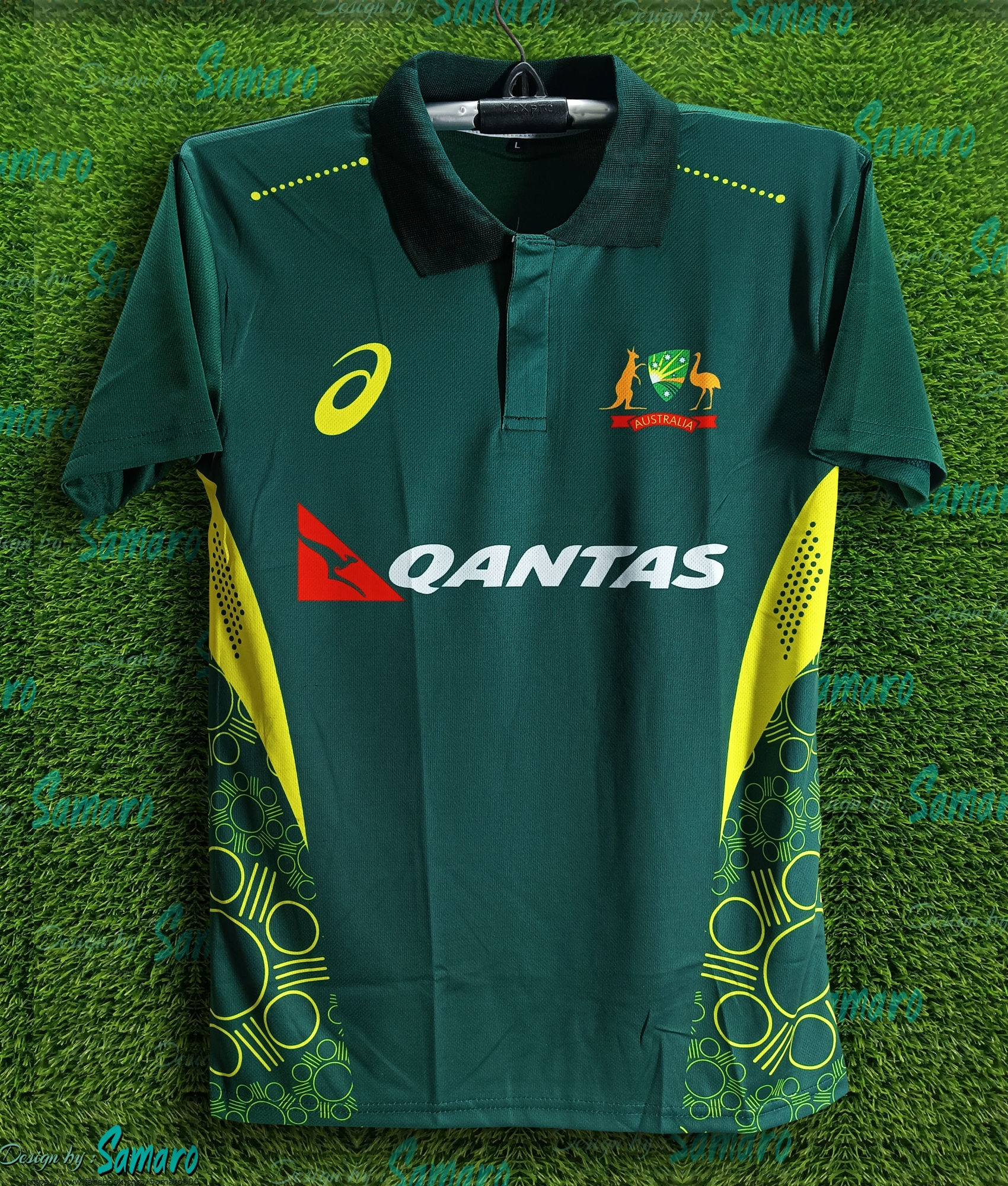 Picture of Australia Short Sleeve Jersey For Man - Australia Polo Cricket Jersey