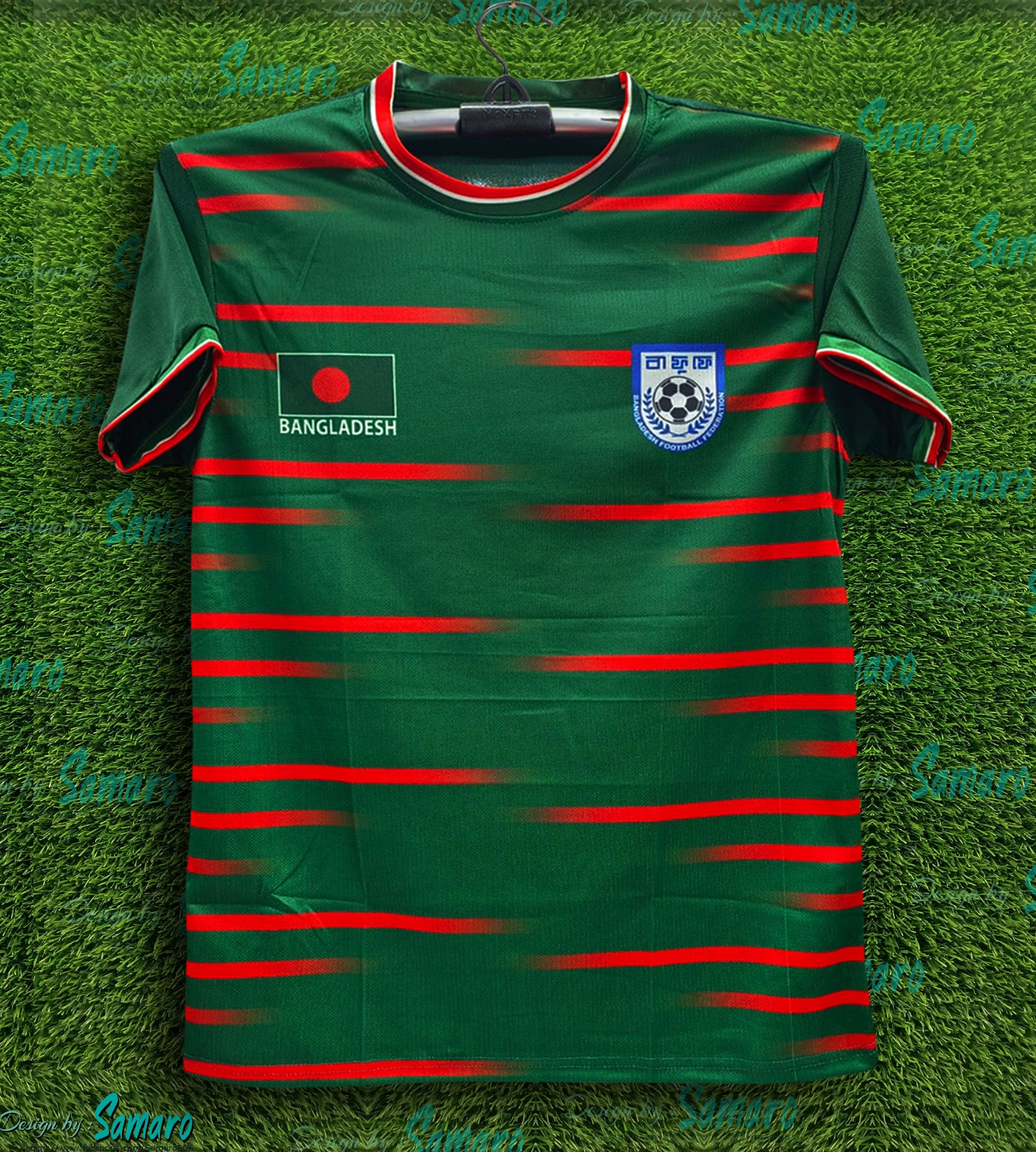 Picture of B-d Short Sleeve Football Jersey For Men - T Shirt For Men - Banglades Fan Jersey
