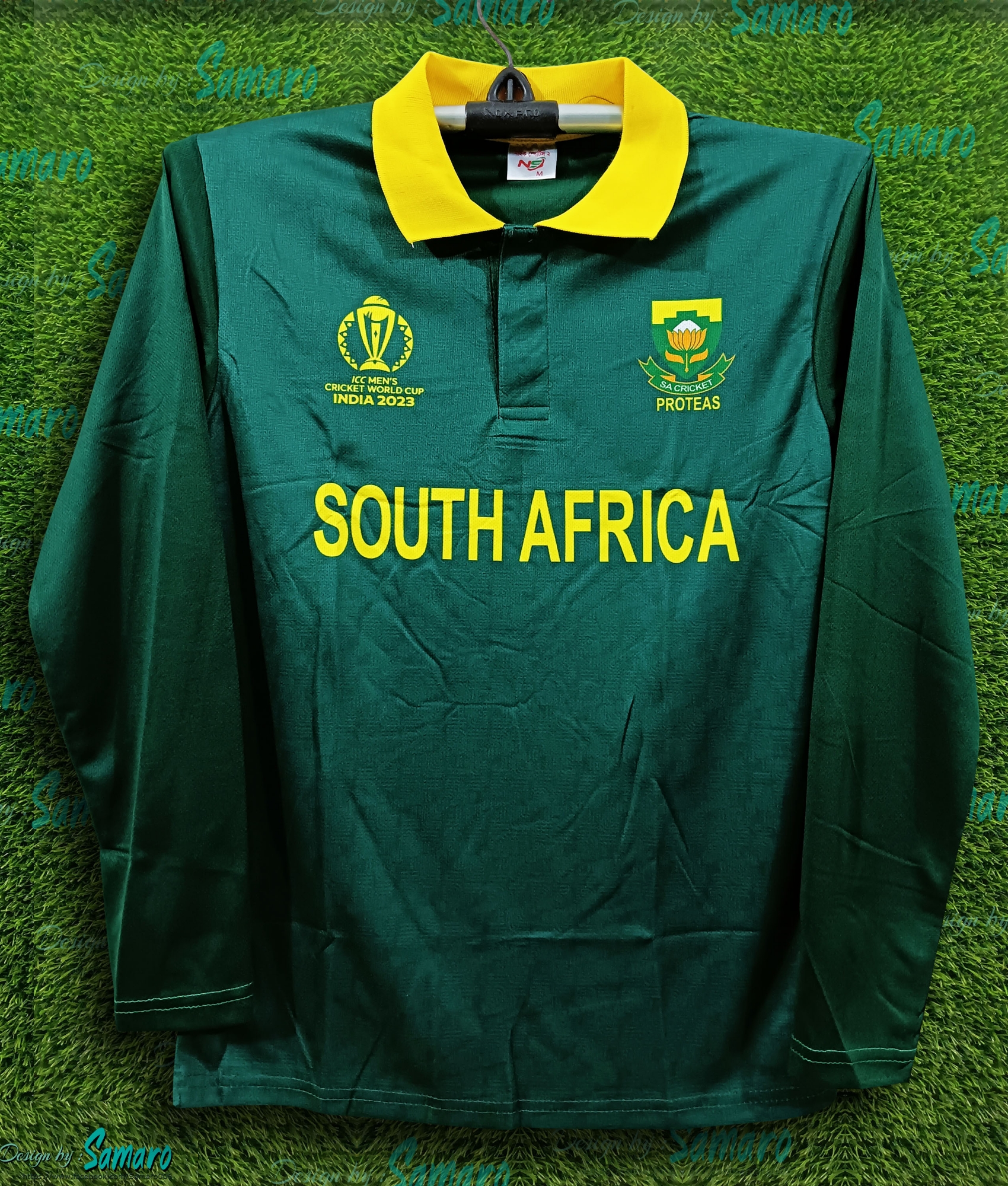 Picture of South Africa World Cup Jersey - Polo Cricket Jersey - South Africa World Jersey 2023-2024