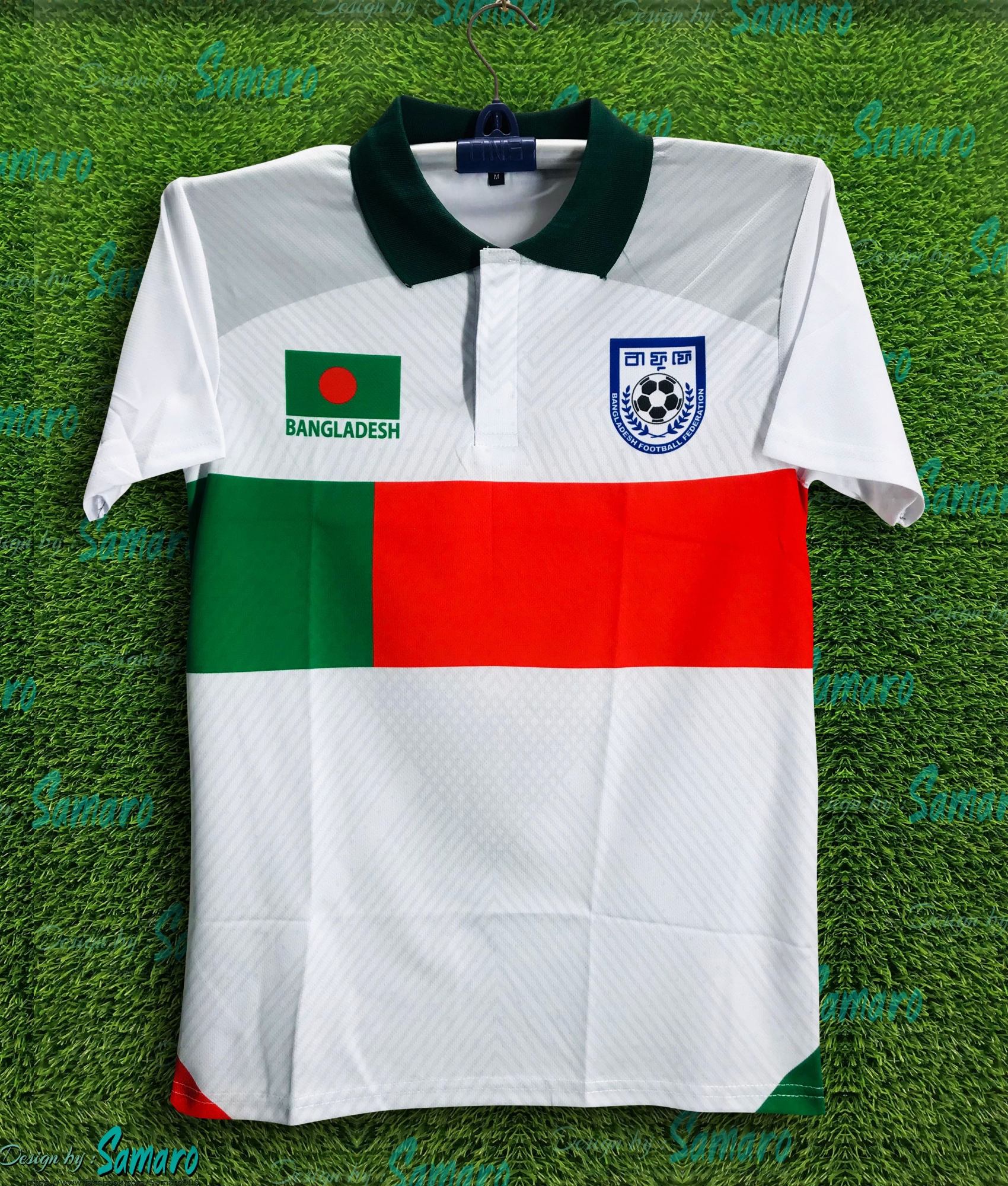 Picture of Bangladesh Short Sleeve Collar Football Jersey For Man - Bangladesh Polo Jersey for Man - Bangladesh Football Jersey