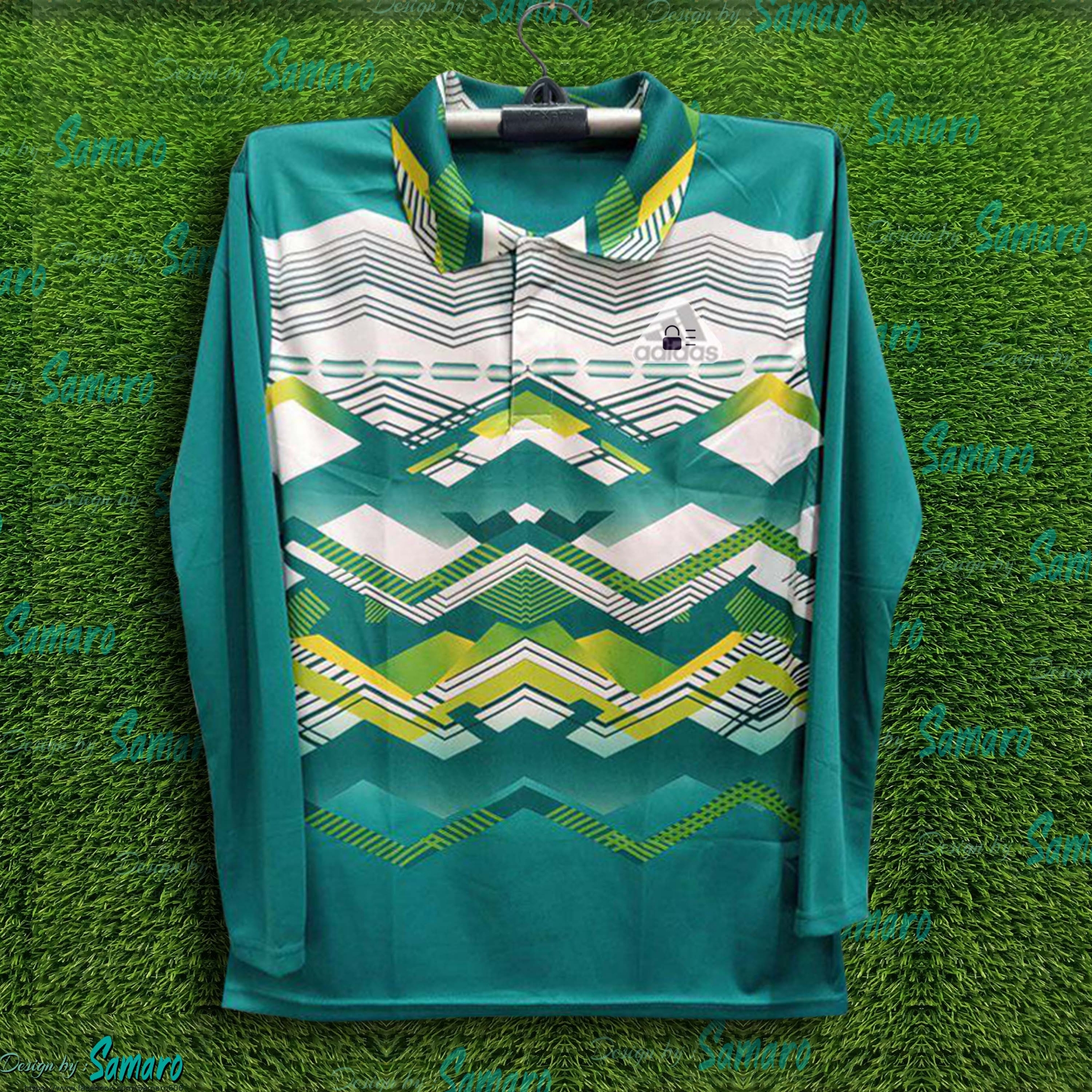 Picture of Stylish and Comfortable Full Sleeve Collar Polo Jersey For Men - Polo T Shirt For Men - Polo Jersey