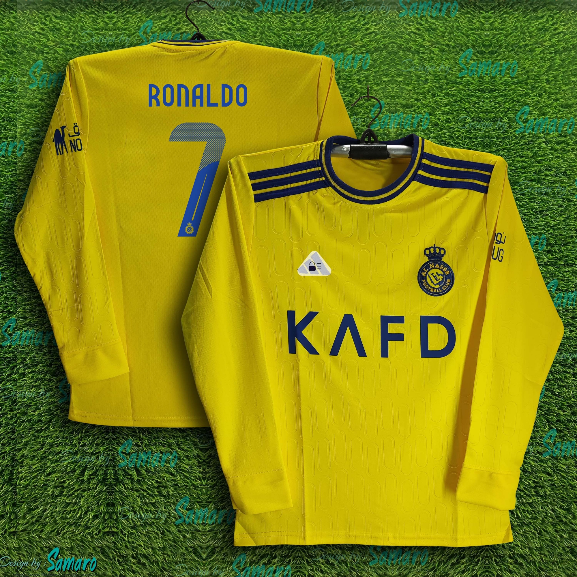 Picture of Ronaldo 7 Full Sleeve 2025/2026 Thai Premium Football Jersey For Man - Long Sleeve - Al Nassr Jersey 2025/26