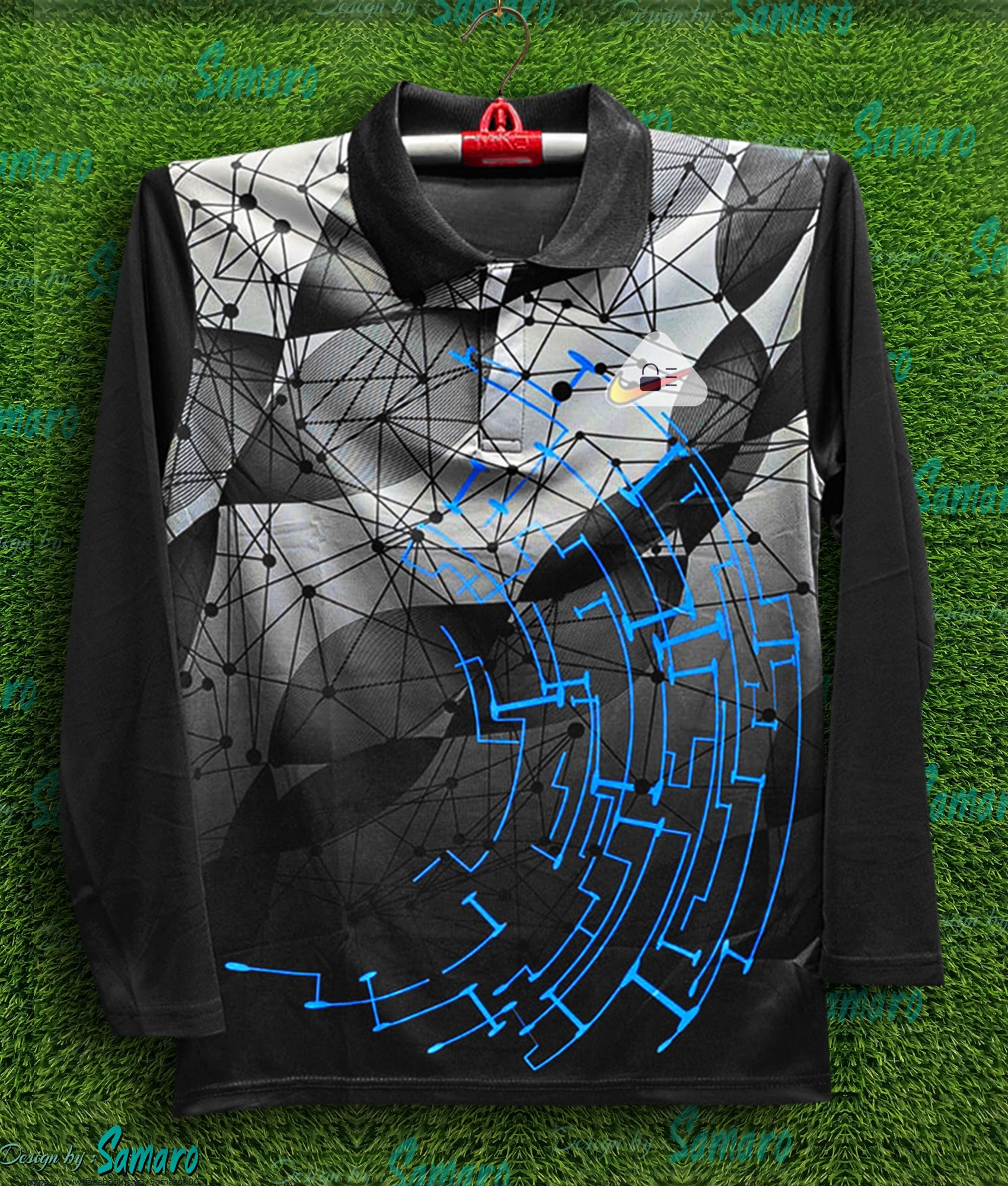 Picture of Stylish and Comfortable Full sleeve Collar Polo Jersey For Man - Polo T shirt For Man - Jersey