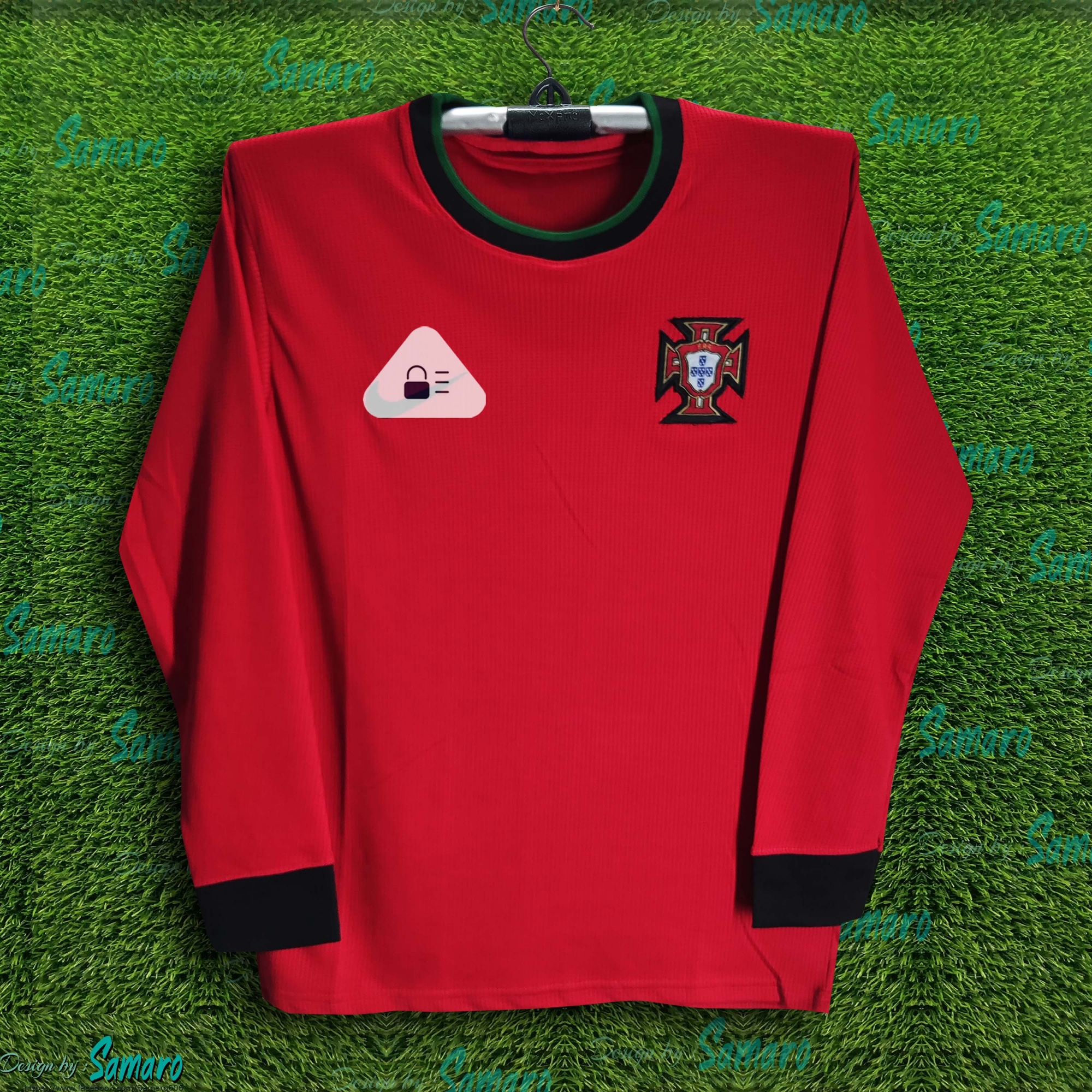 Picture of Portugal Thai Premium Football Jersey For Men - Portugal Full Sleeve T Shirt - Portugal Jersey 2024-25