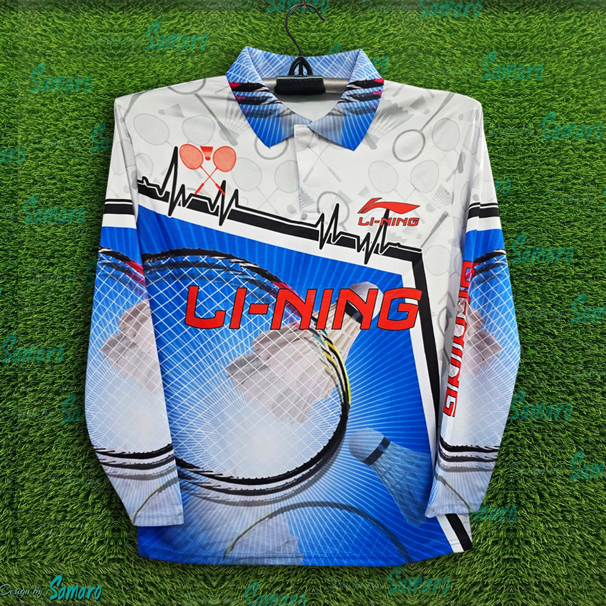Picture of Li-Ning Jersey 2025/2026 Thai Premium Jersey For Men - Winter & Bike Jersey for men - Li Ning Badminton Jersey 2025