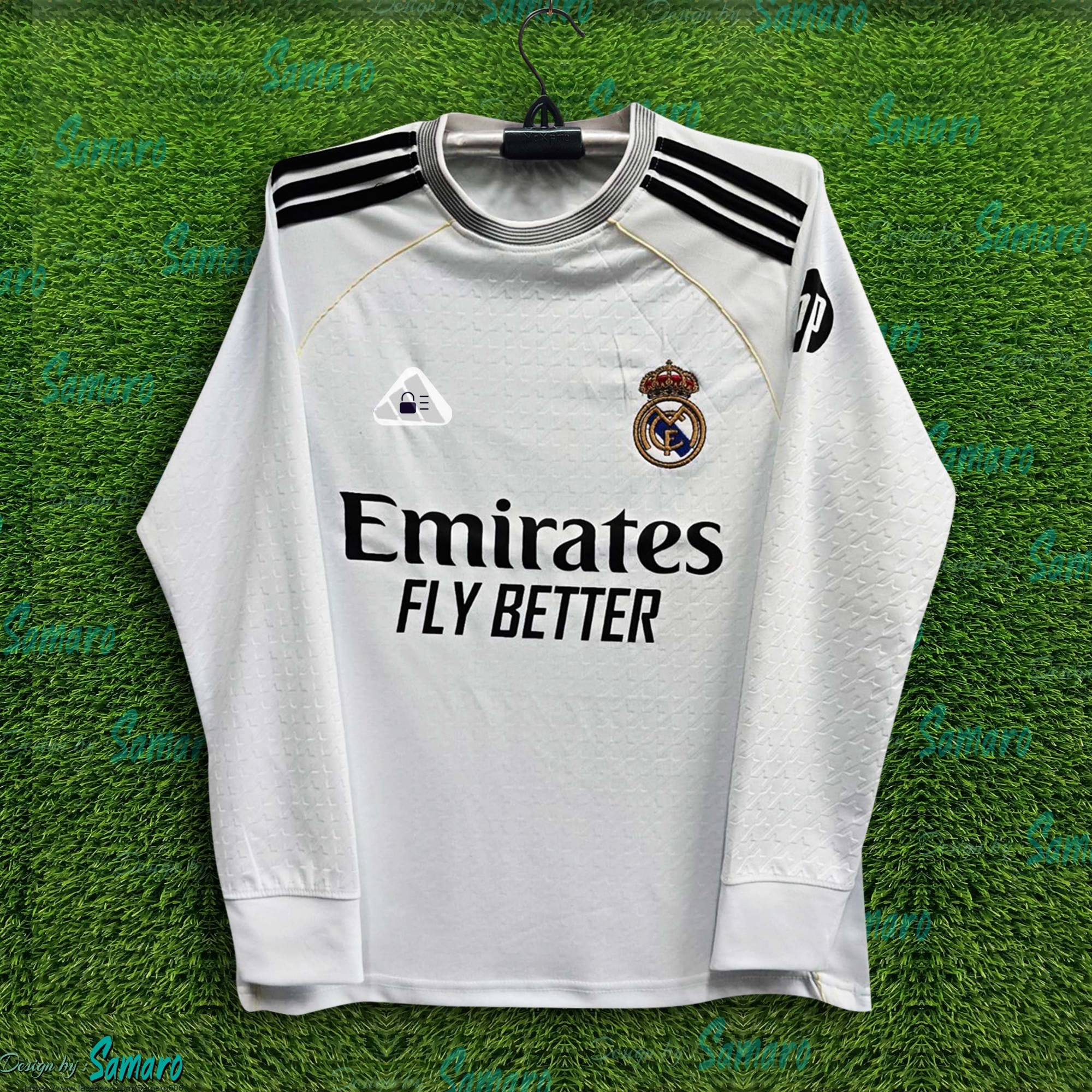 Picture of Real Madrid full Sleeve Jerseu 2025/2026 Thai Premium Jersey For Men - Long Sleeve T Shirt - Real Madrid Football Jersey 2025
