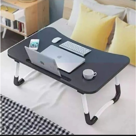 Picture of Foldable and Portable Multi-Purpose Laptop Table Stand/Study Table/Bed Table 