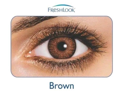 Picture of Freshlook contact lens colour brown