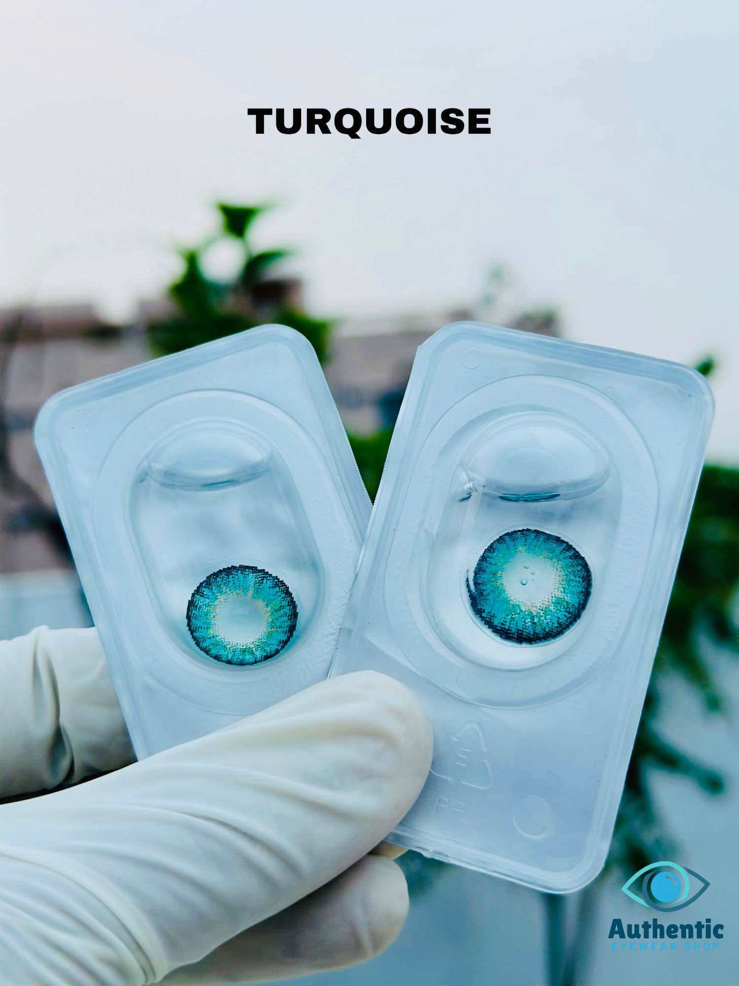 Picture of Freshlook contact lens colour turquoise