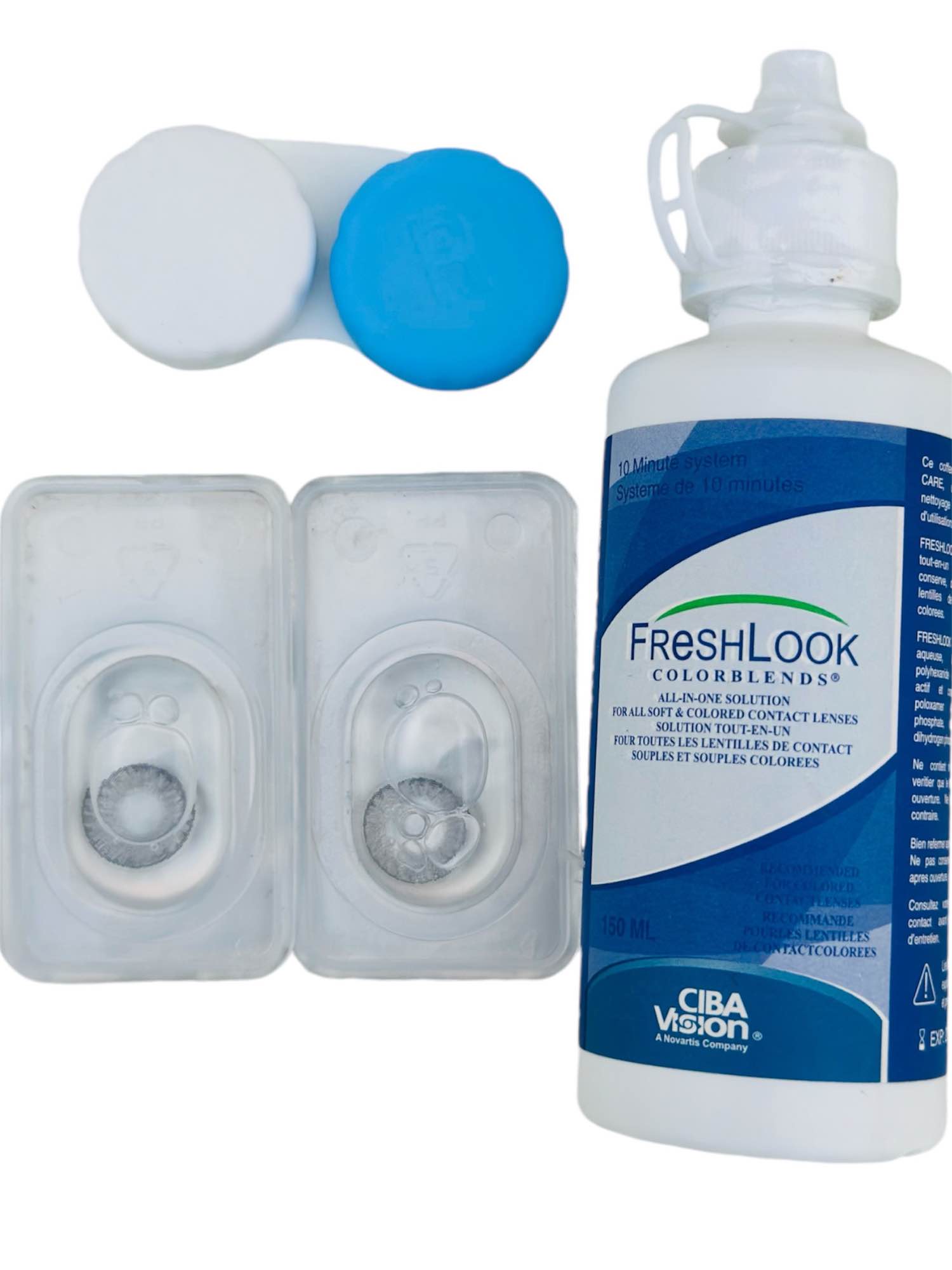 Picture of Freshlook contac lens sterling gray full set