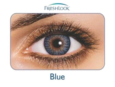 Picture of Freshlook contac lens blue color full set