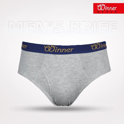 Picture of Winner Style Men's Deluxe Brief Grey Melange  Color