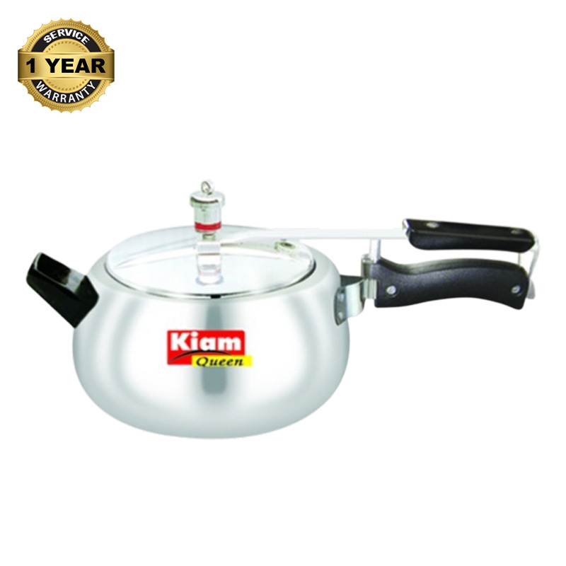 Picture of Kiam Queen Pressure Cooker-(White) IB 5.5Ltr