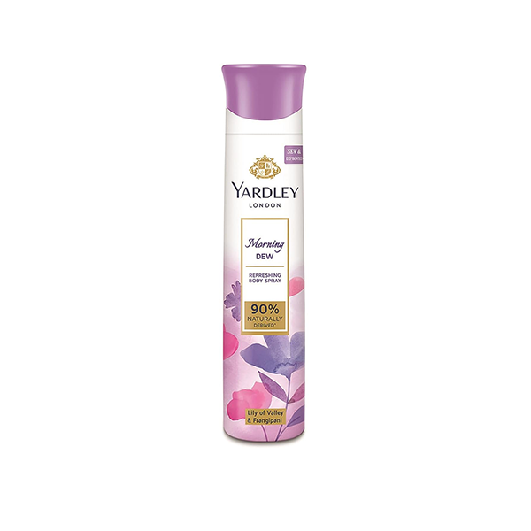 Picture of Yardley London Morning Dew Refreshing Deodorant Body Spray for Women - 150ml