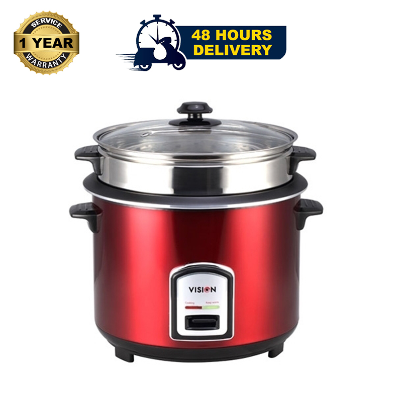 Picture of Vision 3.0 Liter Rice Cooker REL-50-05 SS Red (Double Pot)
