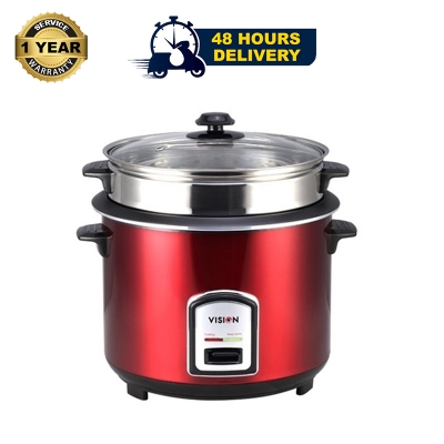 Picture of Vision 3.0 Liter Rice Cooker REL-50-05 SS Red (Double Pot)